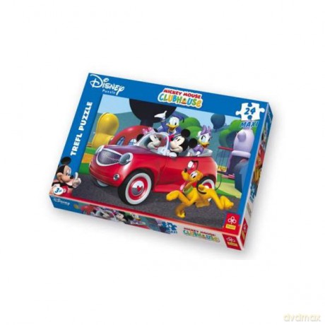 TREFL 24 MAXI Klub Przyjaciół Myszki Miki - Samochodowa Wycieczka (Disney) 14090 [PUZZLE]