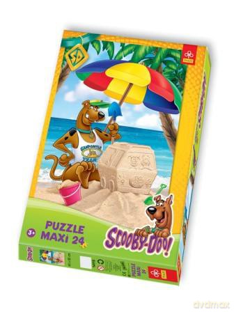 TREFL 24 Maxi Scooby Doo - Na plaży 14115 el. [PUZZLE]