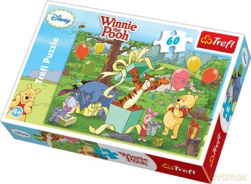 TREFL 24 Maxi Kubuś Puchatek - Sto Lat (Disney) 14085 el. [PUZZLE]