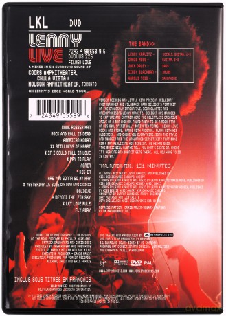 Lenny Kravitz: Live [DVD]