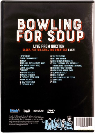Bowling For Soup: Older. Fatter. Still The Greatest Ever: Live From Brixton [DVD]