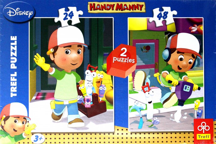 TREFL 24+48 MIX Maniek Złota Rączka (Disney) 34059 [PUZZLE]