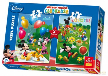TREFL 24+48 MIX Klub Przyjaciół Myszki Miki (Disney) 34054 [PUZZLE]