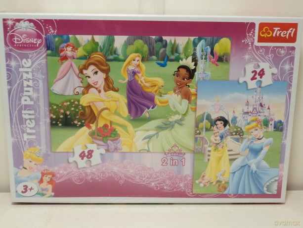 TREFL 24+48 MIX Księżniczki - Piękne Księżniczki (Disney) 34103 [PUZZLE]