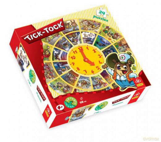 TREFL 25 OKRĄGŁE TickTock 39040 [PUZZLE]