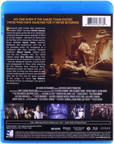 King Solomon's Mines (Kopalnie króla Salomona) [Blu-Ray]