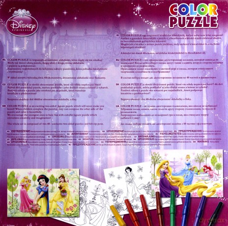 TREFL 2x48 COLOR Księżniczki 36503 [PUZZLE]