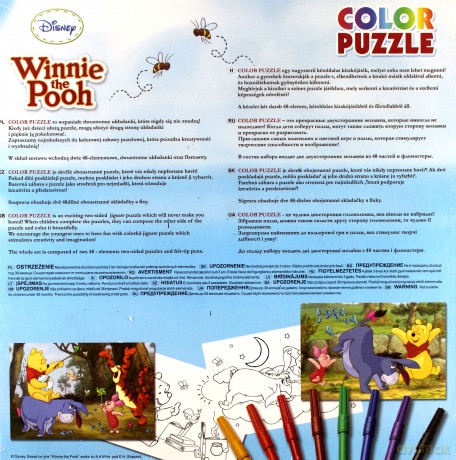 TREFL 2x48 COLOR Kubuś Puchatek 36501 [PUZZLE]