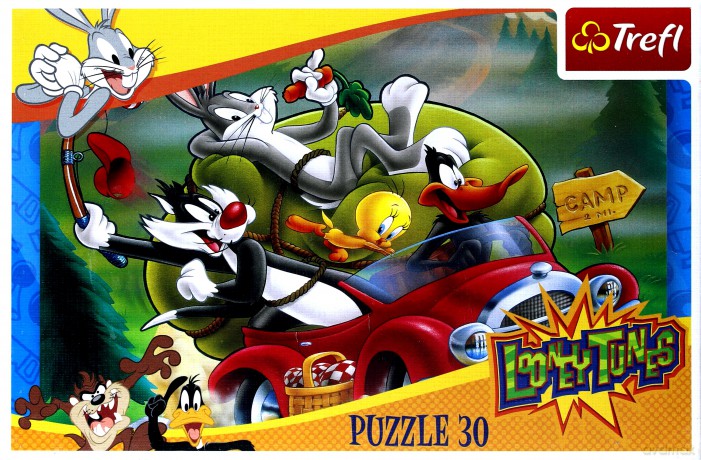 TREFL 30 Looney Tunes - Auto 18109 [PUZZLE]