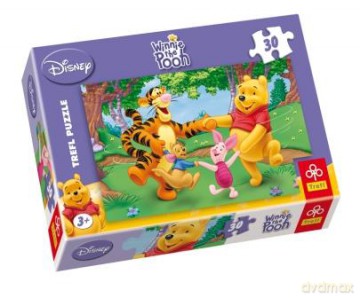 TREFL 30 Kubuś Puchatek - Kółko Graniaste (Disney) 18105 [PUZZLE]