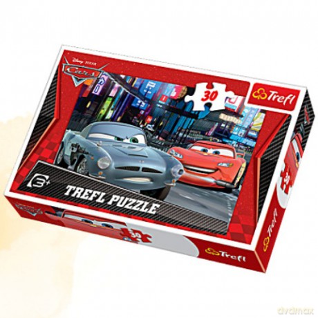 TREFL 30 Auta - Niebezpieczne Spotkanie (Disney) 18162 [PUZZLE]