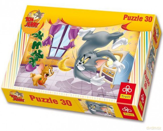 TREFL 30 el. Tom i Jerry - Owocowa Bitwa 18150 el. [PUZZLE]