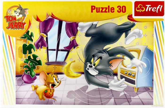TREFL 30 el. Tom i Jerry - Owocowa Bitwa 18150 el. [PUZZLE]