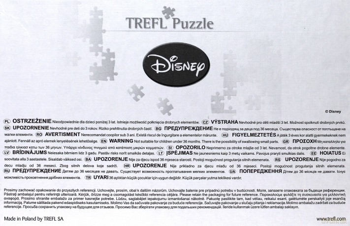 TREFL 30 el. Pinokio - Przyjaciel Pinokia (Disney) 18055 el. [PUZZLE]
