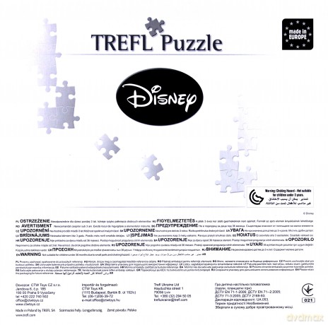 TREFL 4w1 4w1 Kubuś Puchatek (Disney) 34062 [PUZZLE]