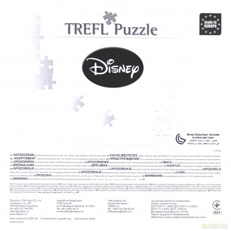 TREFL 4w1 MIX Myszka Miki i przyjaciele - Wodne Szaleństwo (Disney) 34118 [PUZZLE]