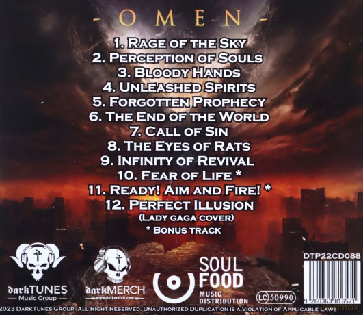 Moyra: Omen (digipack) [CD]