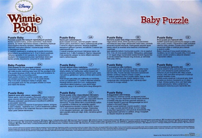 TREFL BABY Kubuś Puchatek (Disney) 36035 [PUZZLE]