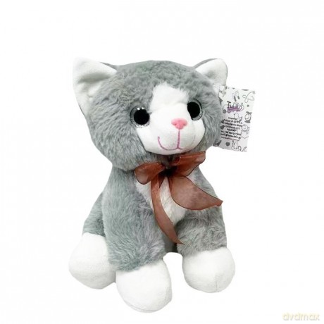 Maskotka Kotek Psotek szary 23 cm