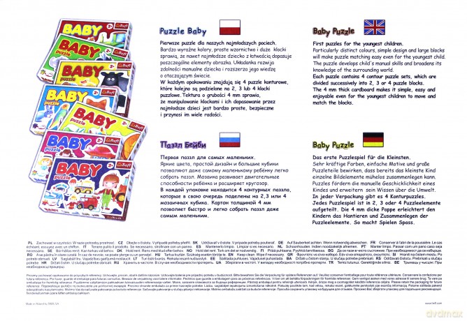 TREFL BABY Zwierzątka z Farmy 36011 [PUZZLE]