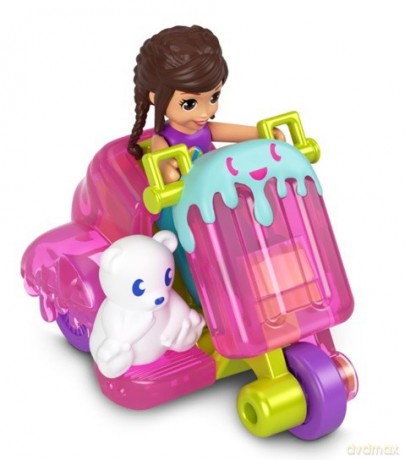 Polly Pocket Pollyville Mroźny skuter [FIGURKA]