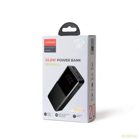Joyroom powerbank 20000mAh 22.5W PD QC3.0 AFC  czarny JR-QP192 