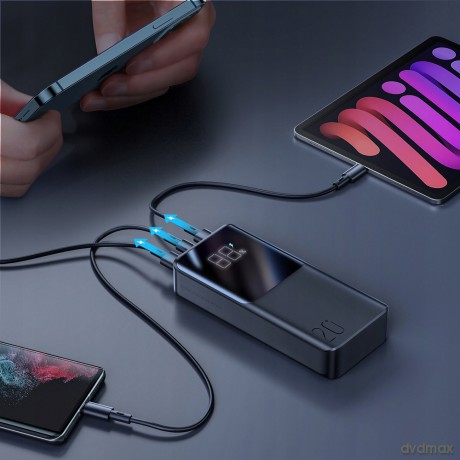 Joyroom powerbank 20000mAh 22.5W PD QC3.0 AFC  czarny JR-QP192 