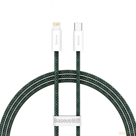 Baseus Dynamic 2 Series kabel do szybkiego ładowania USB-C - Lightning 20W 480Mb/s 1m zielony