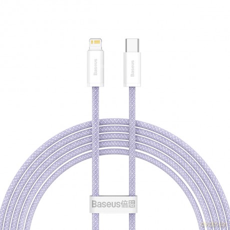 Baseus Dynamic 2 Series kabel do szybkiego ładowania USB-C - Lightning 20W 480Mb/s 2m fioletowy