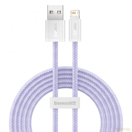 Baseus Dynamic 2 Series kabel USB-A - Lightning 2.4A 480Mb/s 2m fioletowy