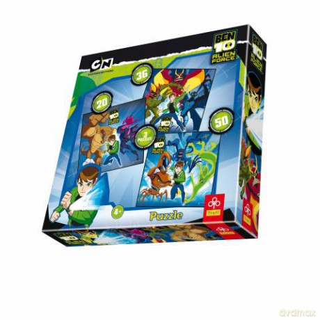 TREFL 20+30+50 MIX Ben 10 34040 [PUZZLE]