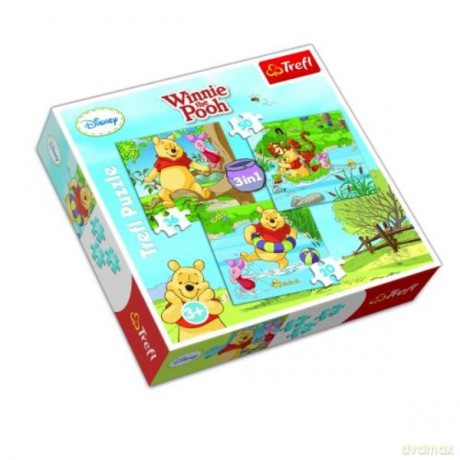 TREFL 20+30+50 MIX Kubuś Puchatek (Disney) 34106 [PUZZLE]