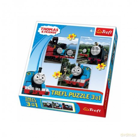 TREFL 20+30+50 MIX Tomek i przyjaciele - Razem raźniej 34083 [PUZZLE]