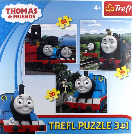 TREFL 20+30+50 MIX Tomek i przyjaciele - Razem raźniej 34083 [PUZZLE]