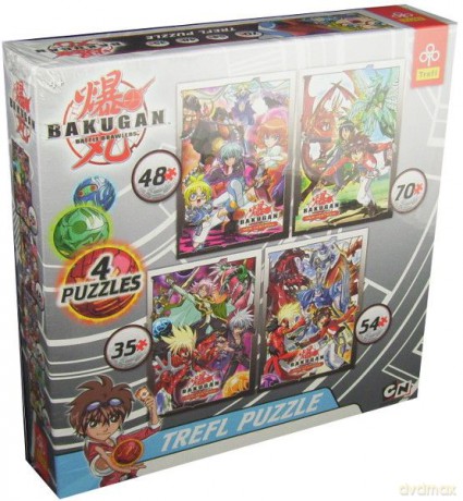TREFL 4w1 4w1 Bakugan 34067 [PUZZLE]