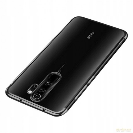 Clear Color case żelowy pokrowiec etui z metaliczną ramką Xi