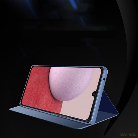 Clear View Case etui do Samsung Galaxy A14 pokrowiec z klapką niebieskie