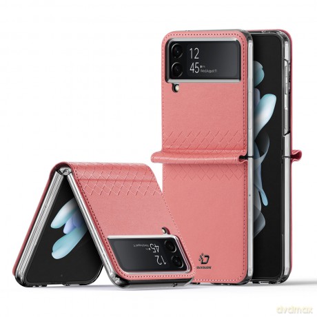 Dux Ducis Bril etui Samsung Galaxy Z Flip4 z klapką portfel pokrowiec na tył różowy