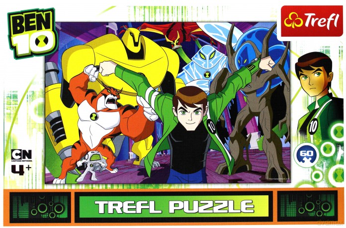 TREFL 60 el. Ben 10 el. - Ultimate Alien 17216 [PUZZLE]