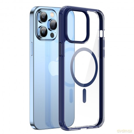 Dux Ducis Clin2 etui iPhone 14 Pro Max magnetyczny pokrowiec MagSafe niebieskie