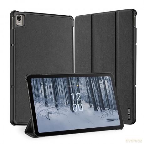 Dux Ducis Domo etui do Nokia T21 pokrowiec smart cover podstawka czarne
