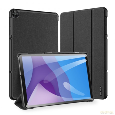 DUX DUCIS Domo składany pokrowiec etui na tablet z funkcją Smart Sleep podstawka do Lenovo TAB M10 HD Gen2 10.1 czarny