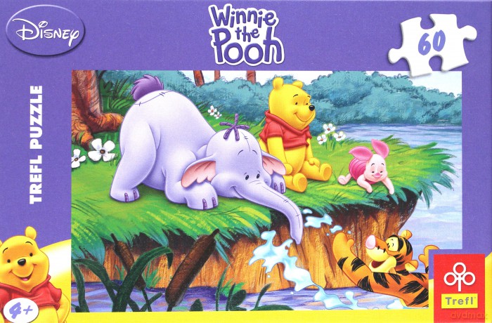 TREFL 60 el. Kubuś Puchatek - Chlup, Chlup (Disney) 17146 [PUZZLE]