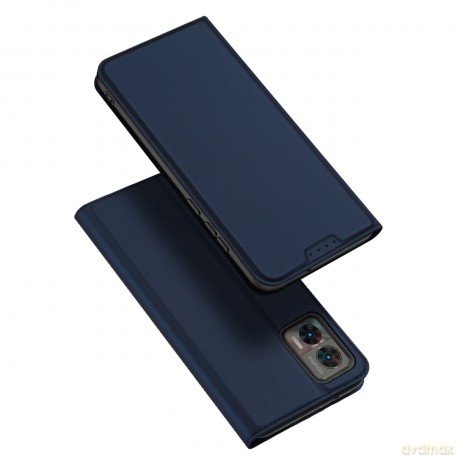 Dux Ducis Skin Pro etui Motorola Edge 30 Neo pokrowiec z klapką portfel na kartę podstawka niebieskie