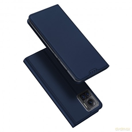 Dux Ducis Skin Pro etui Motorola Edge 30 Ultra pokrowiec z klapką portfel na kartę podstawka niebieskie