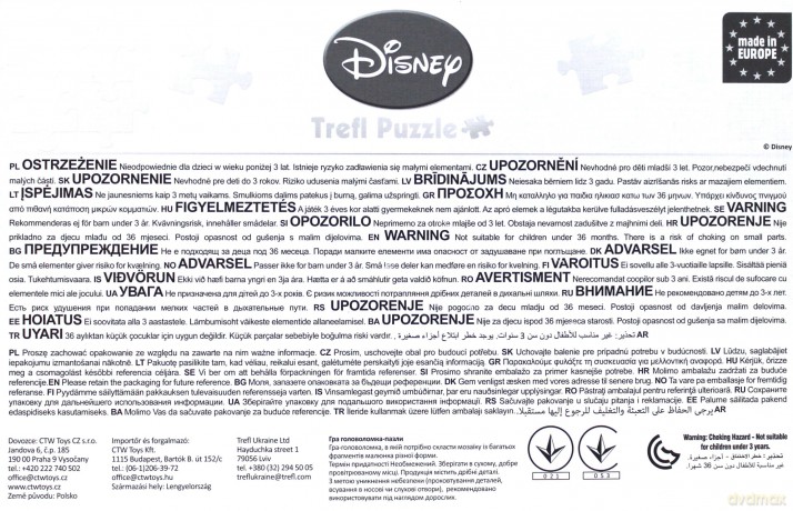 TREFL 60 el. 101 Dalmatyńczyków - Kąpiel w Pianie (Disney) 17154 [PUZZLE]