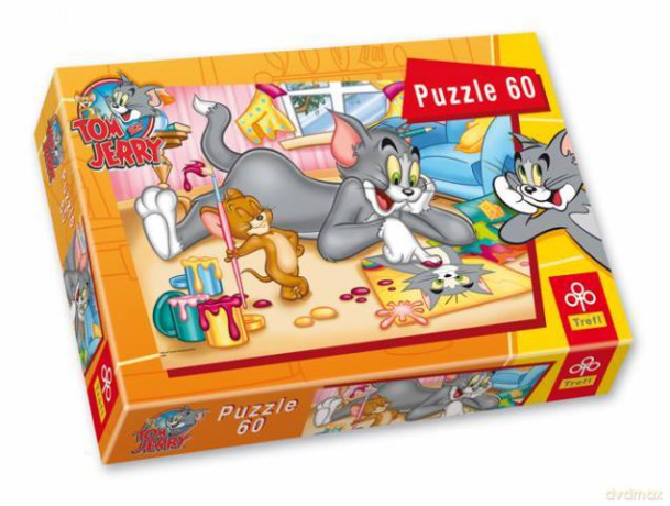 TREFL 60 Tom i Jerry - Malowanki 17159 [PUZZLE]