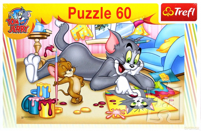 TREFL 60 Tom i Jerry - Malowanki 17159 [PUZZLE]