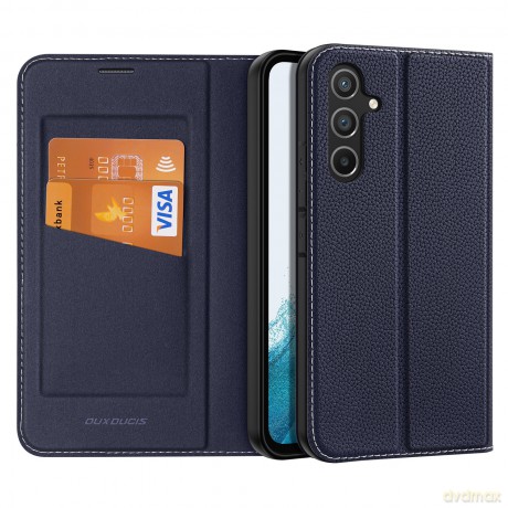 Dux Ducis Skin X2 etui do Samsung Galaxy A54 5G pokrowiec z klapką portfel podstawka niebieskie