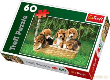 TREFL 60 el. Małe Beagle 17166 [PUZZLE]